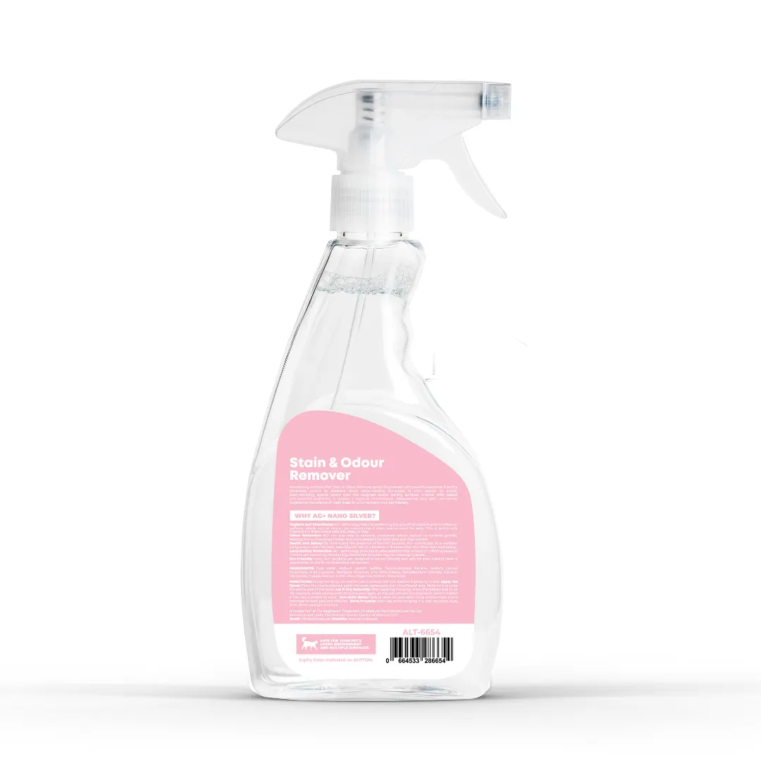 Altimate Pet Stain & Odor Remover Spray with Nano Silver & Enzyme For Cats 946ml