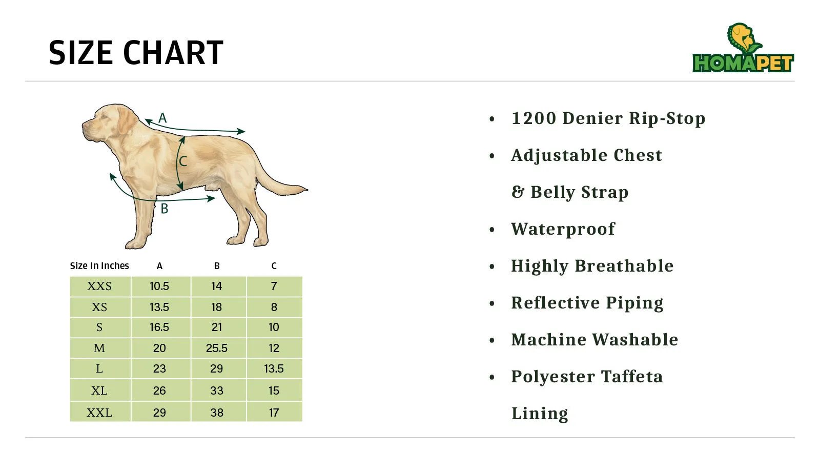 Dark Grey Coastal Dog Coat with Polyester Lining
