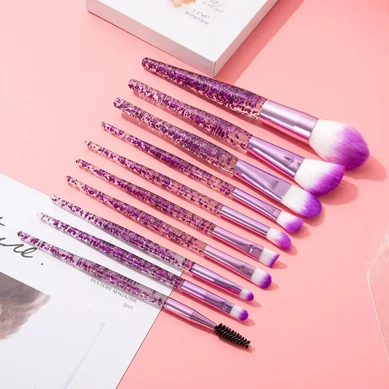 HOLLY 10PCS Professional Makeup Brush Set