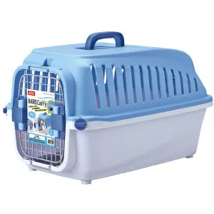 Marukan Hard Carrier for Dogs & Cats Blue L (DA016)