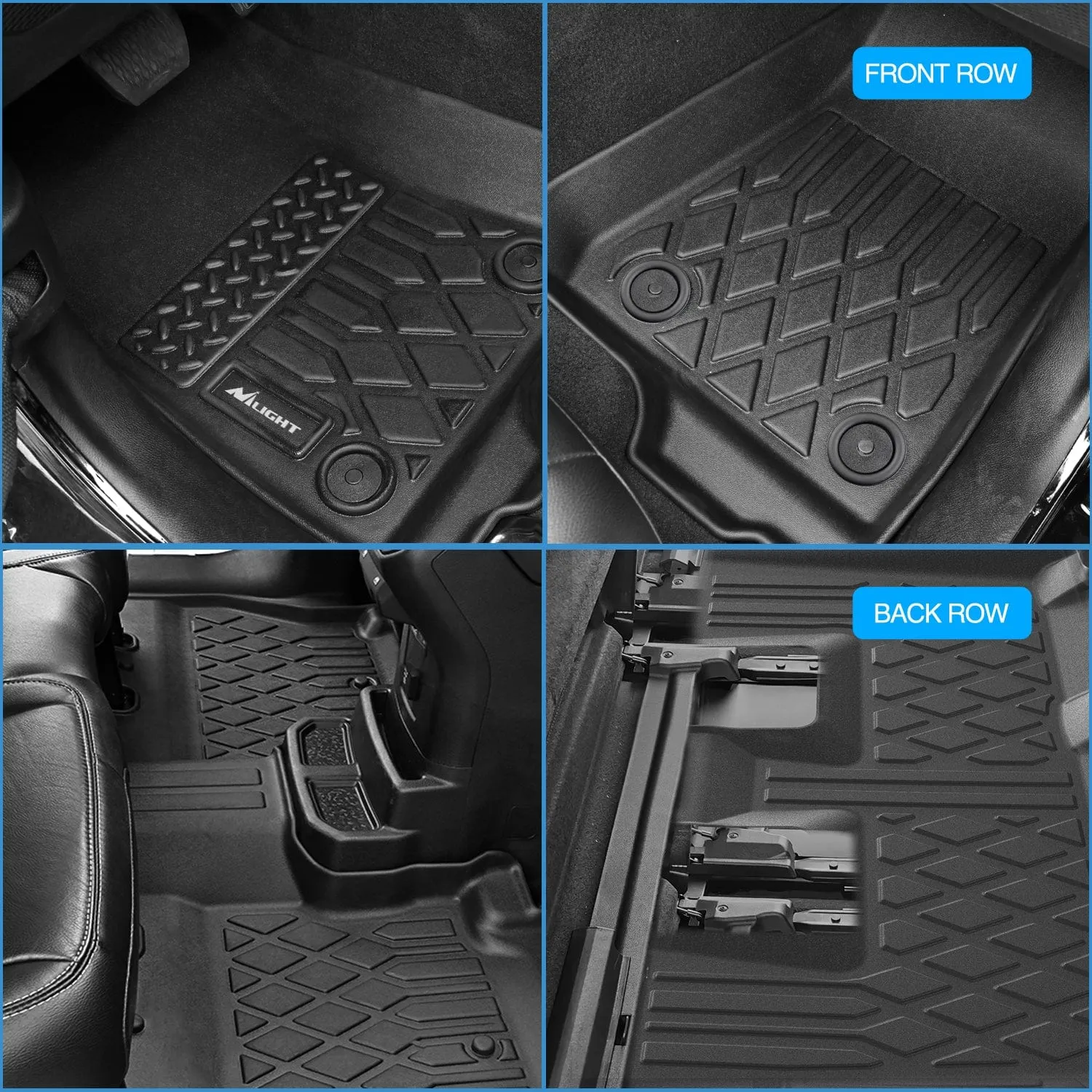 TPE Floor Mats for Dodge Charger AWD Chrysler 300 AWD 2011-2023